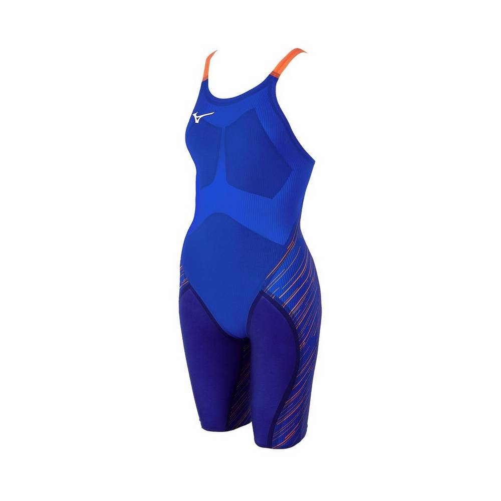 Trajes De Baño Mizuno GX-Sonic III ST Jammer Mujer Azul Real/Naranjas Comprar FIWH-64328